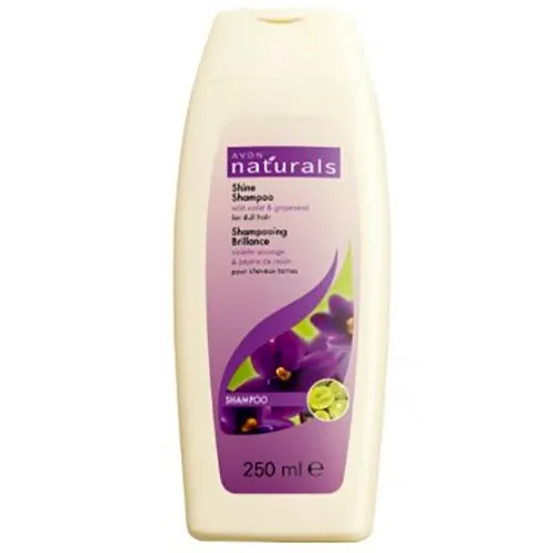 Avon Naturals, Wild Violet & Grapeseed, Shine Shampoo (Szampon nabłyszczający `Dziki fiołek i pestki winogron`)