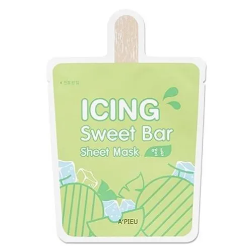 A'pieu Icing Sweet Bar, Sheet Mask `Melon` (Odżywczo - kojąca maseczka)