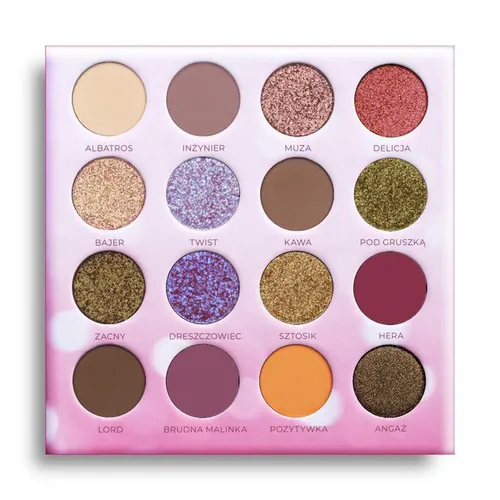 Glam Shop GlamBOX, Edycja 23 Celebra, Paleta 16 cieni do powiek