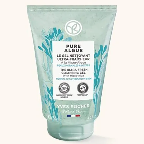 Yves Rocher Pure Algue, Le Gel Nettoyant Ultra-Fraicheur (Żel oczyszczający do mycia twarzy)