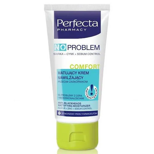 Perfecta No Problem, Matujący krem nawilżający przeciw zaskórnikom