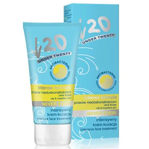 Under Twenty Never Ever! Intense Formula, Intensywny krem - kuracja