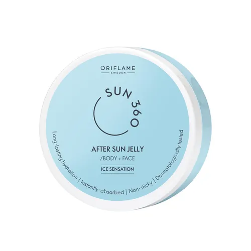 Oriflame Sun 360, After Sun Jelly Body + Face (Żel po opalaniu)