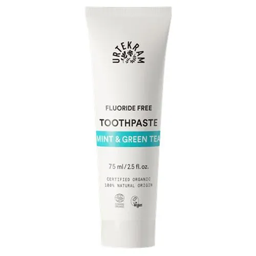 Urtekram Mint Toothpaste with Green Tea (Pasta do zębów "Mięta i zielona herbata") - 1