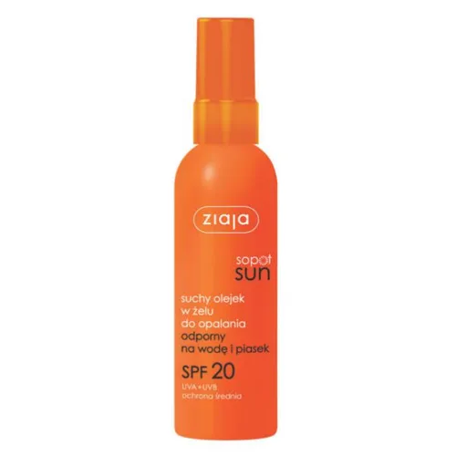 Ziaja Sopot Sun, Olejek w żelu do opalania SPF20