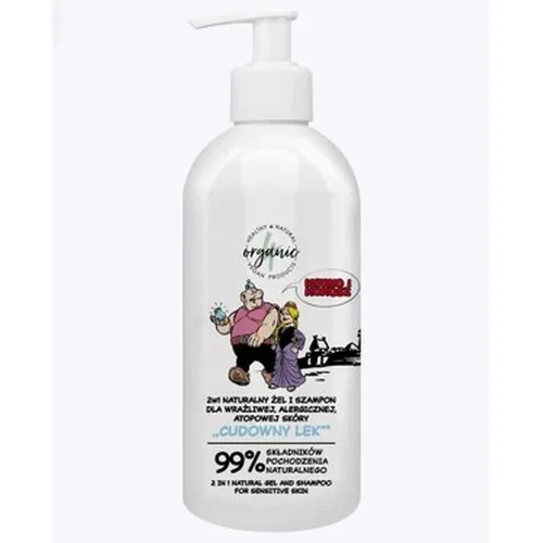 4Organic Kajko i Kokosz, Naturalny żel i szampon 2w1 `Cudowny lek`