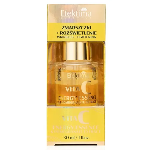 Efektima Vita C Energy Essence & Pomegranate Extract, Dwufazowe serum do twarzy z witaminą C