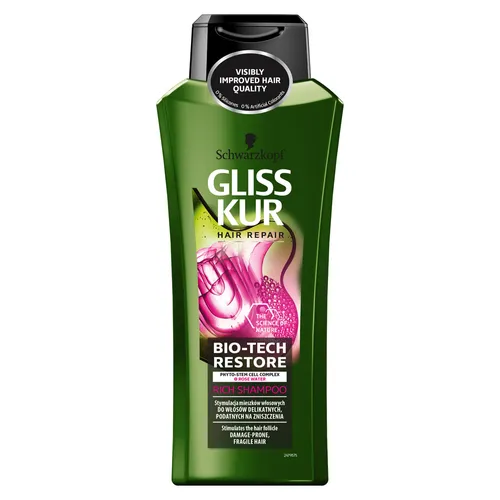 Schwarzkopf Gliss Bio-Tech Restore, Rich Shampoo (Szampon do włosów)