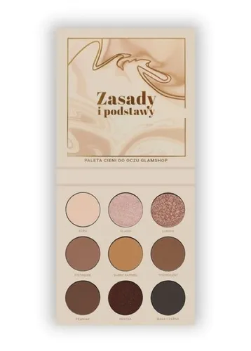 Glam Shop GlamBOX, Paleta cieni do powiek `Zasady i podstawy` - 4