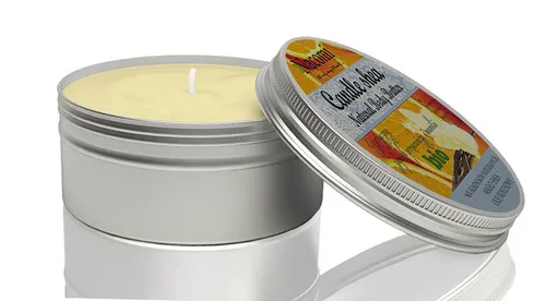 Nacomi Candle Shea Natural Body Butter (Balsam w świecy `Pomarańcza z wanilią`) - 3