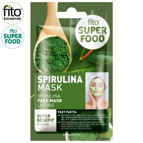 Fitokosmetik Fito Superfood, Maska do twarzy efekt liftingu `Spirulina`
