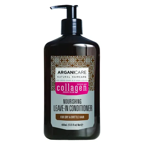 Arganicare Collagen, Nourishing Leave-In Conditioner for Dry & Brittle Hair (Odżywka bez spłukiwania z kolagenem do włosów suchych i cienkich)