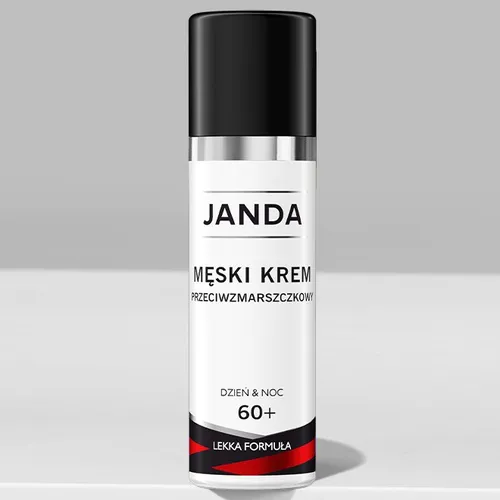 Janda Hi-tech Solution, Męski krem przeciwzmarszczkowy dzień & noc 60+ lekka formuła - 1