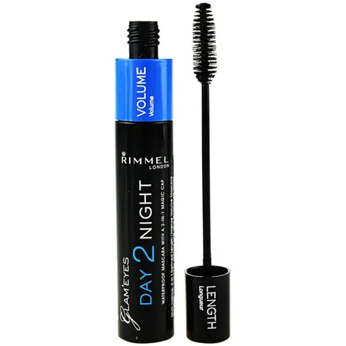 Rimmel Glam` Eyes Day 2 Night Waterproof Mascara (Wodoodporny tusz do rzęs o podwójnym działaniu)