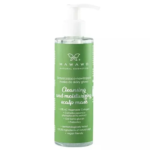 Mawawo Natural Cosmetics Cleansing and Moisturizing Scalp Mask (Oczyszczająco-nawilżająca maska do skóry głowy)