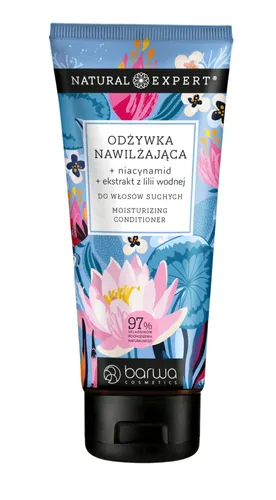 Barwa Natural Expert, Niacynamid i lilia wodna, Nawilżająca odżywka do włosów