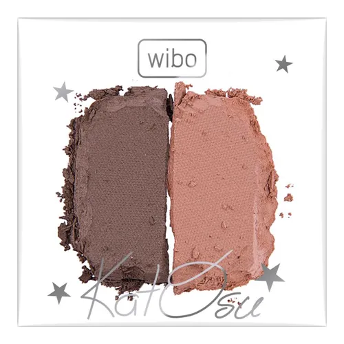 Wibo Wibo x Katosu, Eyeshadow Duo Stellar No. 4 (Podwójne matowe cienie do oczu)