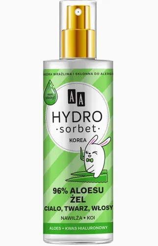 AA Hydro Sorbet Korea, Żel aloesowy 96% aloesu - 1