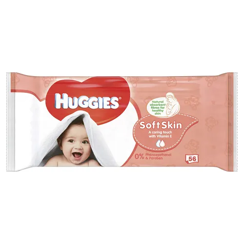 Huggies Soft Skin, Chusteczki pielęgnacyjne z masłem shea - 1