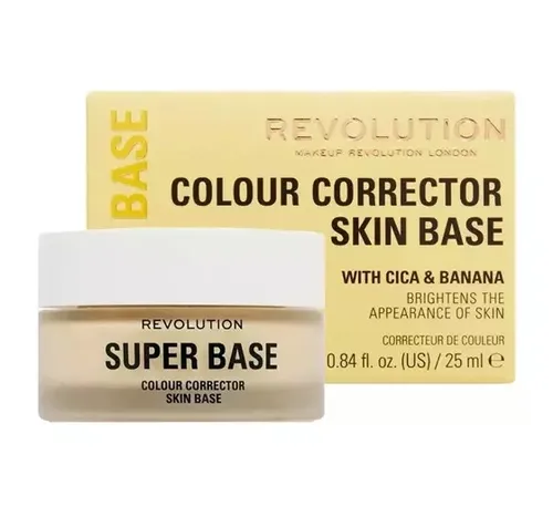 Revolution Beauty (Makeup Revolution) Super Base, Colour Correcting Yellow Primer with Cica & Banana (Korygująca baza pod makijaż żólta) - 2