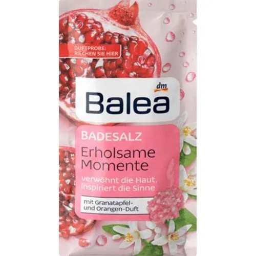 Balea Erholsame Momente, Badesalz (Sól do kąpieli 'Owoc granatu i pomarańcza')