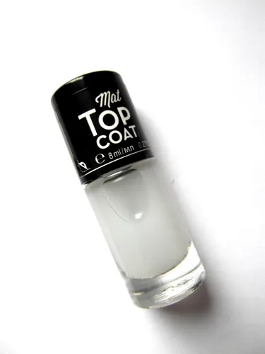 Auchan Mat Top Coat (Matowy lakier nawierzchniowy do paznokci)