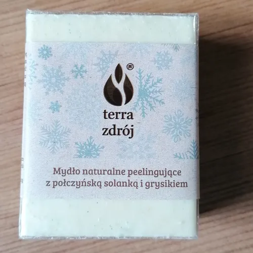 Uzdrowisko Połczyn Mydło naturalne peelingujące z połczyńska solanką i grysikiem - 1