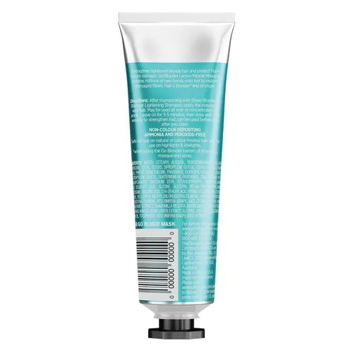 John Frieda Sheer Blonde, Go Blonder Lemon Miracle Masque (Rozjaśniająca maseczka do włosów blond) - 2