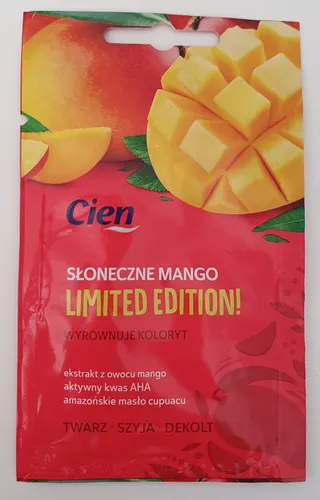 Cien Maseczka do twarzy `Słoneczne mango` - 1