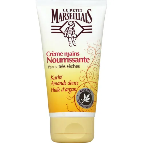 Le Petit Marseillais Recettes Méditerranéennes, Crème Mains Nourrissante (Odżywczy krem do rąk z masłem karite, olejem migdałowym i arganowym)
