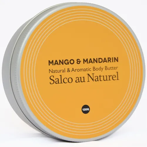 Salco au Naturel Mango & Mandarin, Natural & Aromatic Body Butter (Masło do ciała `Mango i mandarynka`)
