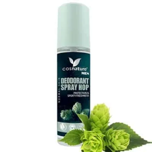 Cosnature Mne, Deodorant Spray Hop (Naturalny dezodorant w sprayu dla mężczyzn 24 h z wyciągiem z szyszek chmielu)