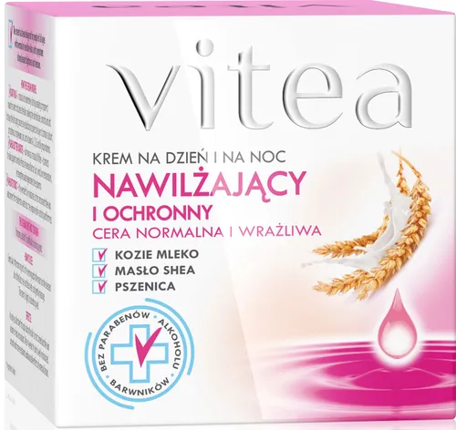 Vitea Krem nawilżający i ochronny do cery normalnej i wrażliwej