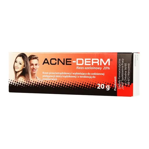 Unia Acne-derm, Krem przeciwtrądzikowy i wybielający - 2