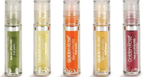 Golden Rose Roll - on Lipgloss Fruit Aroma (Błyszczyk roll-on smakowy (różne rodzaje) (nowa wersja))
