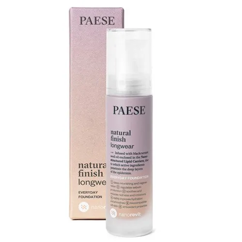 Paese Nanorevit, Natural Finish Longwear Foundation (Podkład do twarzy)