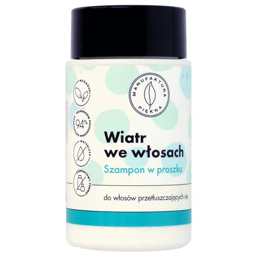 Manufaktura Piękna Szampon w proszku do włosów przetłuszczających się `Wiatr we włosach`