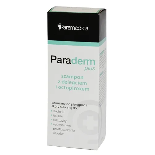 Paramedica Paraderm Plus Szampon z dziegciem i octopiroxem