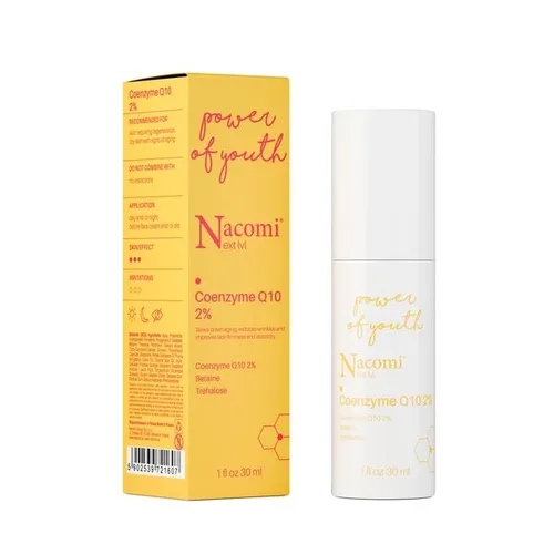 Nacomi Next Lvl, Power of Youth, Coenzyme Q10 2% (Serum do twarzy z 2% koenzymem Q10)