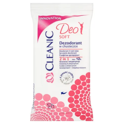 Cleanic Dezodorant w chusteczce (różne rodzaje) - 2