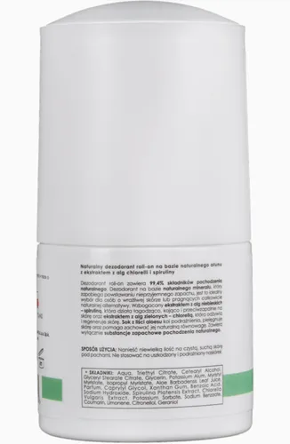 beBIO Naturalny dezodorant roll-on `Spirulina i Chlorella-algi` - 2