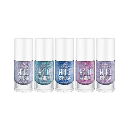 Essence Holo Rainbow, Nail Polish (Holograficzny lakier do paznokci z drobinami brokatu) - 2