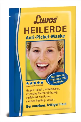Luvos Heilerde Anti Pickel Maske (Maseczka na pryszcze z glinką i olejkiem jojoba)
