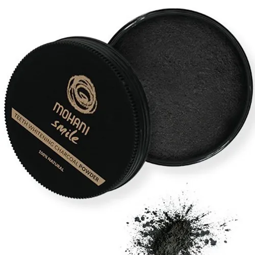 Mohani Mohani Smile, Teeth Whitening Charcoal Powder (Proszek wybielający do zębów z aktywnym węglem)