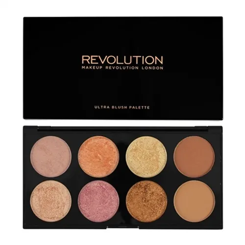 Revolution Beauty (Makeup Revolution) Golden Sugar 2 Rose Gold, Ultra Blush Palette (Zestaw do konturowania twarzy)