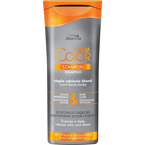 Joanna Ultra Color System, Szampon do włosów ciepłe odcienie blondu - 2