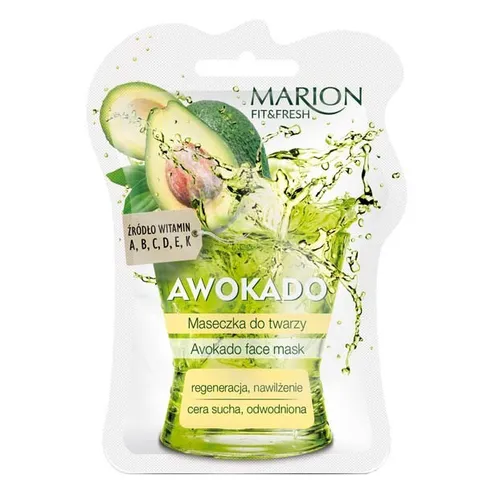 Marion Fit & Fresh Avocado Face Mask (Maseczka na twarz, szyję i dekolt 'Awokado')