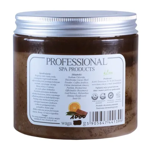 Kanu Nature Peeling do ciała z dodatkiem kawy `Czekolada - pomarańcza` - 2