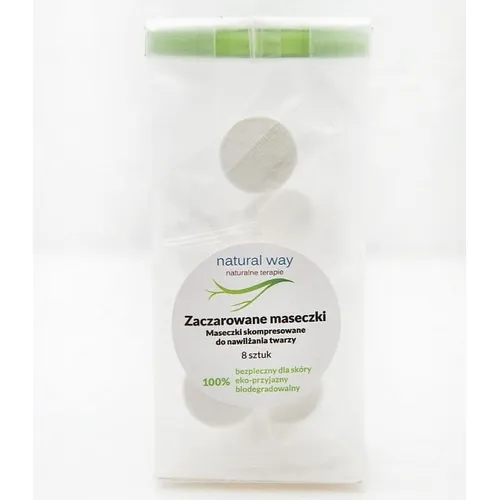 Natural Way Maseczki skompresowane do nawilżania twarzy `Zaczarowane maseczki`