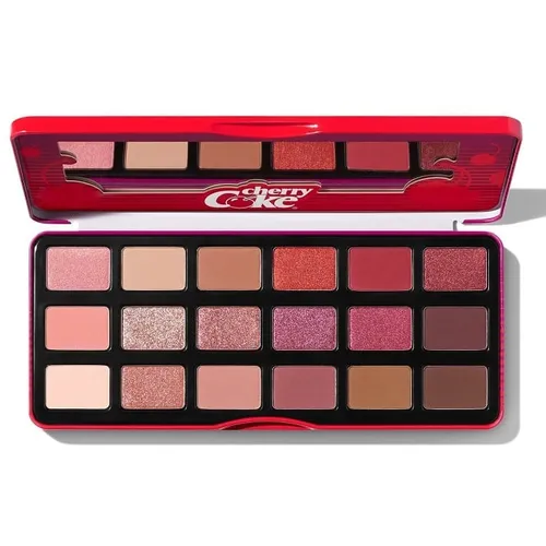 Morphe Brushes Morphe x Coca-Cola, Cheerfully Cherry Artistry Palette (Paleta cieni do powiek)